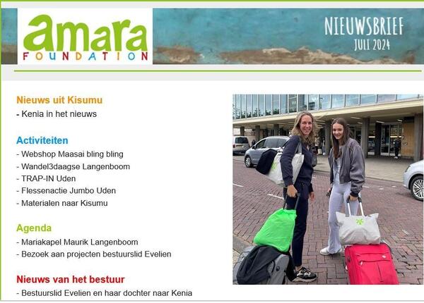 Nieuwsbrief Amara Foundation