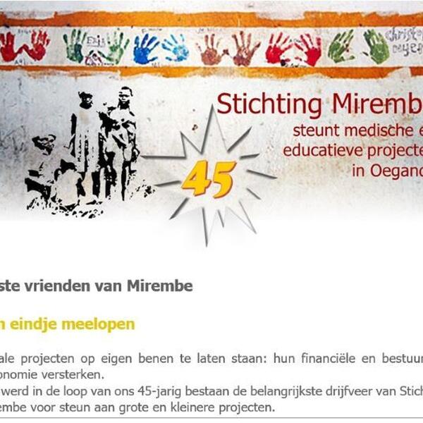 Nieuwsbrief Stichting Mirembe